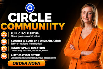 setup circle so online course community circle so manager circle automation
