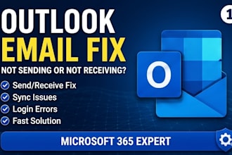 fix outlook not sending or receiving emails in microsoft 365
