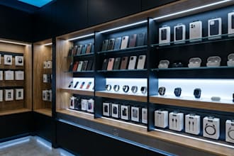 design a luxury retail lease proposal and mall pitch deck