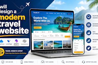 design pagecloud landingi unicorn platform squarespace scheduling travel website