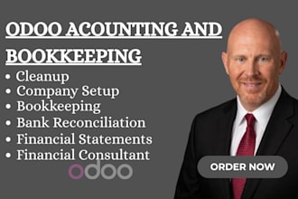do odoo accounting, bookkeeping, bank reconciliation and financial reporting