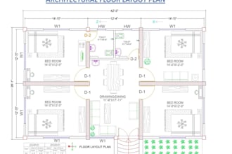 do architectural plans detailed drawings structural design using staad pro