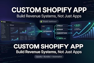build a custom shopify app to increase your store revenue