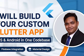 develop a custom app for android and ios