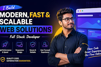 develop full stack web apps for ecommerce crm and booking platforms