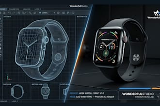 design 3d cad product models and realistic rendering for electronics