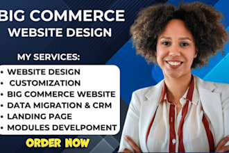 design bigcommerce website fixing bug store shopify dropshippg squarespace kajab