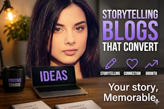 write storytelling self improvement blogs