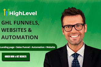 ghl website ghl landing page ghl sales funnel ghl  automation
