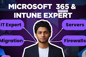 set up, fix,backups and manage your microsoft 365 and intune