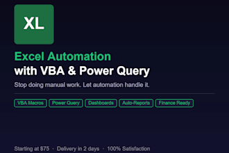 excel automation with vba macros and power query for finance