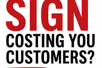 review your business signage to attract more customers