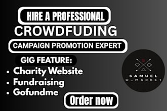 do nonprofit charity crowdfunding promotion gofundme fundraising campaign