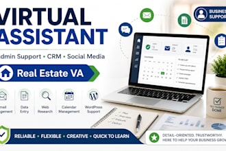 be your virtual assistant, personal assistant and admin assistant