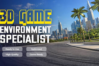 design 2d 3d game environments, pixel art tilesets, and rpg game world scenes