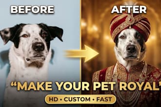 design a personalized wedding dress for your dog or cat