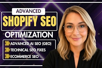 optimize shopify on page and technical seo as an ecommerce expert to boost sales