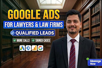 setup and manage google ads PPC campaign for criminal defense and dui lawyers
