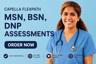 do flexpath, nclex, bsn, msn and dnp nursing capella, gcu