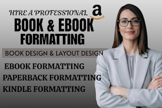 professional book formatting for paperback and ebook