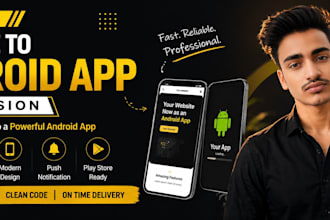 convert your android app into a secure responsive website