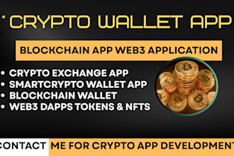 develop crypto app blockchain wallet defi nft dapp smart contract web3 trading