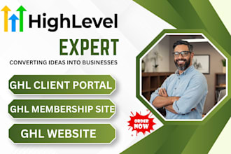 build gohighlevel membership site online course ghl client portal ghl website