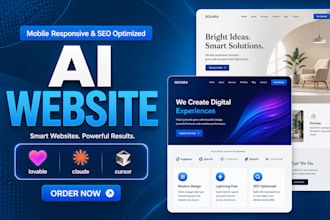 custom ai website creation