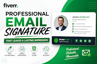 design email signature clickable HTML