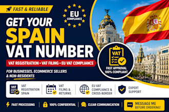 spain tax filling vat tax consulting vat registration vat number application