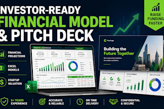 build pitch deck financial model excel startup financial projection