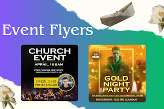 design professional event flyer for party, club, or concert