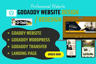 godaddy website design godaddy wordpress website revamp godaddy website builder