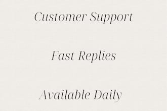 reply to your customer messages and reviews