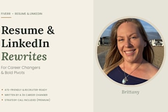 write your resume and optimize your linkedin for a career change
