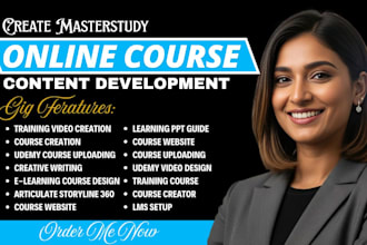 do course content,ai corporate training, onboarding video, explainer udemy video