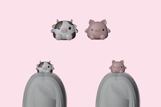 create cute custom 3d plushies for ugc roblox