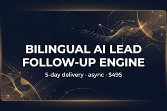 build a bilingual ai lead followup engine on n8n in 5 days