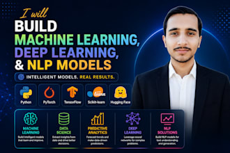 build machine learning, deep learning, and nlp models using python