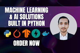 build machine learning, deep learning, and nlp models using python