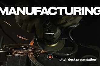 create manufacturing robot pitch deck industrial automation deck factory deck
