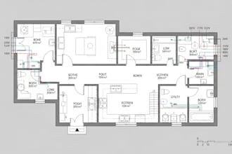 design electrical drawings for permit approval, redline corrections