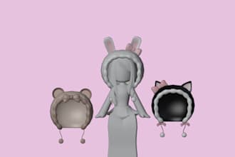create cute hats or beanies for roblox ugc