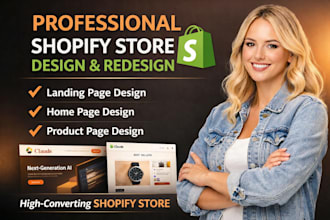 convert claude to shopify landing page, homepage and product page design