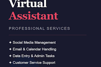 professional virtual assistant for administrative tasks