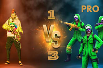 design a viral free fire youtube thumbnail in 24 hours