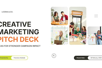 design a pitch deck lead gen agency marketing firm and service businesses