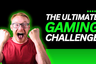 design youtube thumbnails and gaming thumbnails