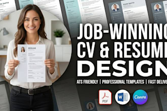 provide professional CV writing and resume design services