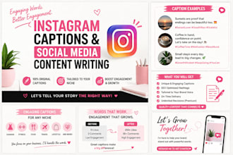 write catchy instagram reels captions and content
